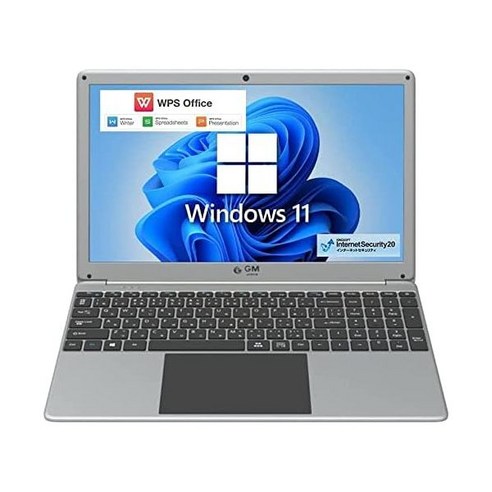 노트북 일본 JAPAN 【Windows 11】【Office 기능 포함】GMJ15.6 인치 대화면 슬림형 노트북PC 숫자키 탑재 일본어 키보트 WPS Office 2019 Win