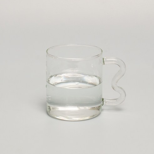 웨이브 커피잔 머그잔 300ml, 명확한 06, 301-400ml