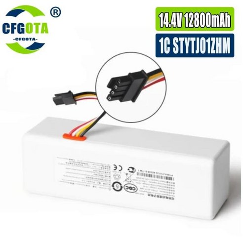 샤오미 미지아 미 STYTJ01ZHM 로봇 청소기 교체 배터리 12800mAh 및 5200mAh 1C P1904-4S1P-MM