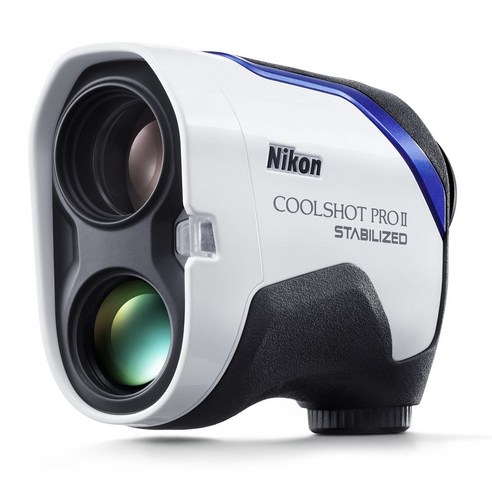 손떨림을 약 80% 저감하는 STABILIZED(손떨림 보정) 기능을 갖춘 Nikon 골프용 레이저 거리계