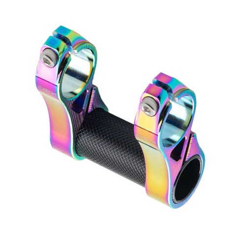초경량 핸들 바 스템 중공 도로 자전거 마운트 확장 변환 라이저 31.8mm 자전거 더블 스템 라이저 장비, 화려한, 길이 58mm., 알루미늄 합금