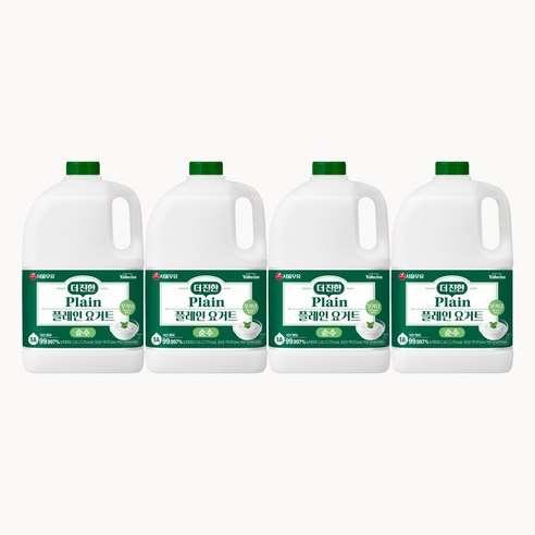 서울우유 순수무가당 더진한 플레인요거트 시리얼 당무첨가 그릭요거트메이커2.45L, 2.45L, 2개