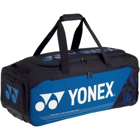 YONEX 프로 트롤리 테니스 가방 파인 블루, 1개