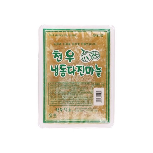 천우 다진마늘1KG, 1kg, 1개