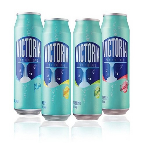 라인바싸 플레인 탄산수, 500ml, 40개 빅토리아탄산수 11 빅토리아 탄산수 캔 350ml 24개 빅토리아 탄산수 자몽 청포도 라임 레몬 파인애플 플레인 택1