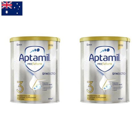 뉴질랜드 호주 압타밀 프로푸트라 신바이오틱 3단계 분유 900g 2개 돌 아기 유아 이상