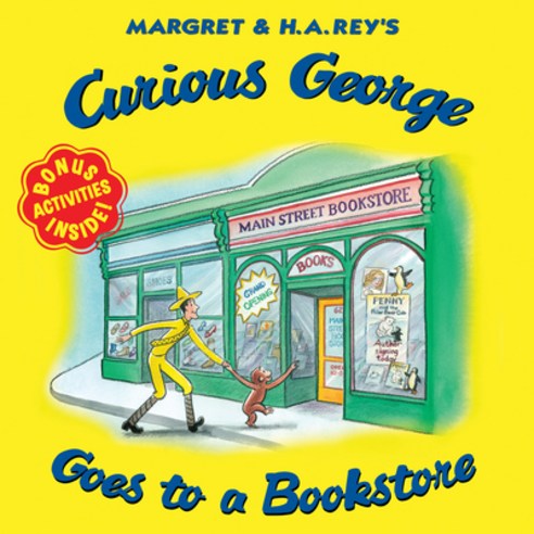 (영문도서) Curious George Goes to a Bookstore Paperback, Clarion Books, English, 9780544932043