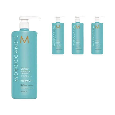 모로칸오일 하이드레이팅 샴푸, 4개, 1L
