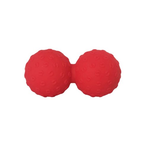 마사지 땅콩 공 근막 공 요가 공 트리거 포인트 요법 근육 매듭 요가 치료 마사지, 레드