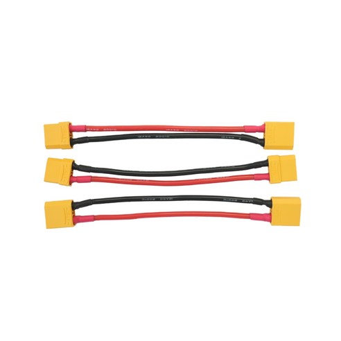 XT90 암수 변환 연장 커넥터 12AWG, XT90 암-암 실리콘 케이블, 1개