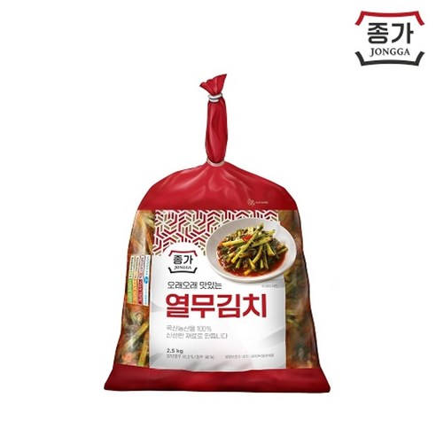 종가집 [종가] 국산 열무김치 2.5kg, 1개