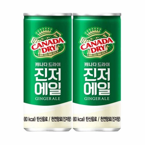 캐나다드라이 진저에일 250ml 30캔, 30개, 0.25l