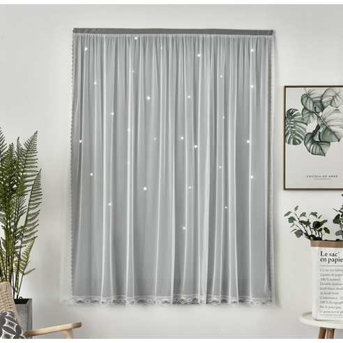 햇살 차단, 프라이버시 보호, 세련된 작은창 커튼