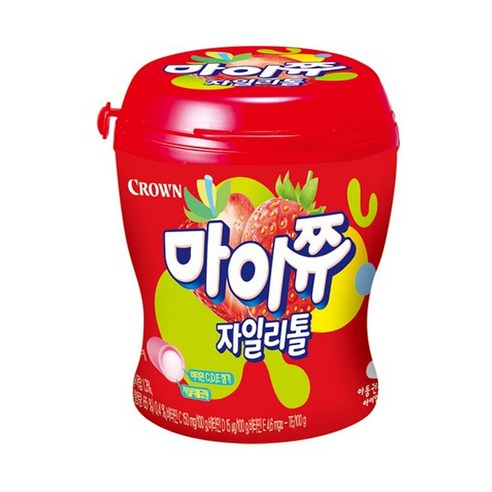 마이쮸 자일리톨 딸기, 110g, 2개