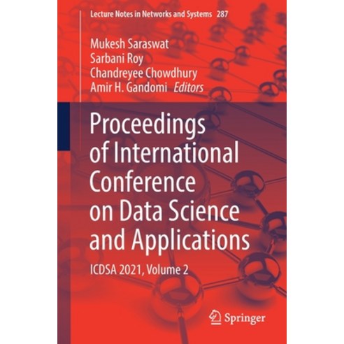 (영문도서) Proceedings of International Conference on Data Science and ...