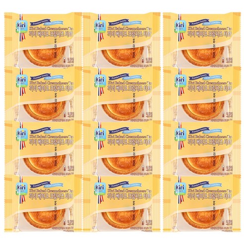 끼리 크림치즈 타르트 베이크 12개, 12개, 40g