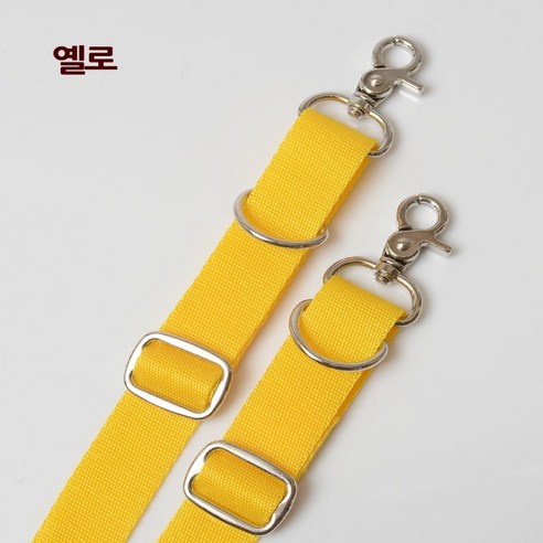 준토 타프연장 웨빙 스트랩 사용이 편한 양쪽조절 연장웨빙, 옐로