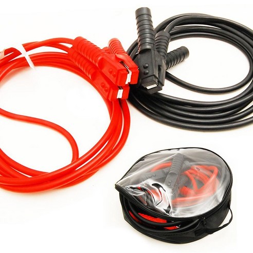 대형차 버스 휴대용 배터리 점프케이블 차공구 차정비, 1개