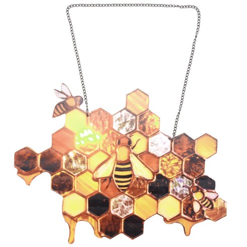 Retemporel 여왕과 꿀벌 보호 꿀 장식 세계 꿀벌의 날 장식 예술, 보여진 바와 같이