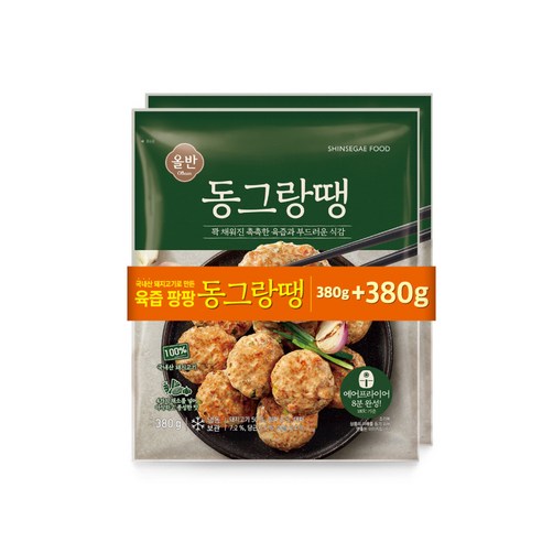 올반 동그랑땡(380g*2ea) x 3세트, 6개, 380g