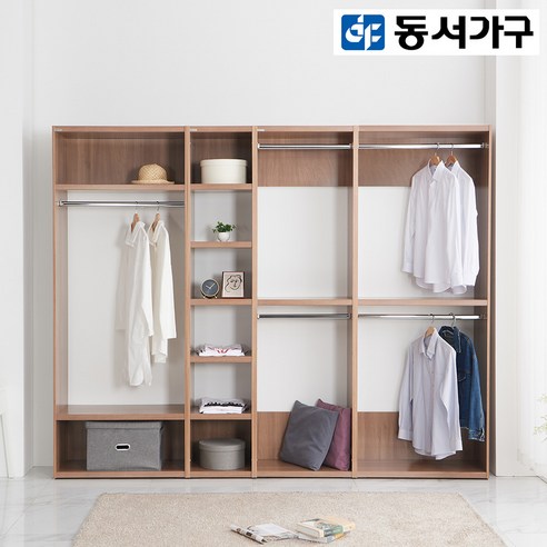 [동서가구/착불] 미켈 2600 드레스룸 DF901432 J626596, 크림화이트