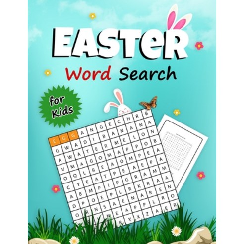 (영문도서) Easter Wordsearch for Kids: Easter Word Search Puzzles for Kids and Teens Ages 4-8 8-12 and ... Paperback, Independently Published, English, 9798728381259