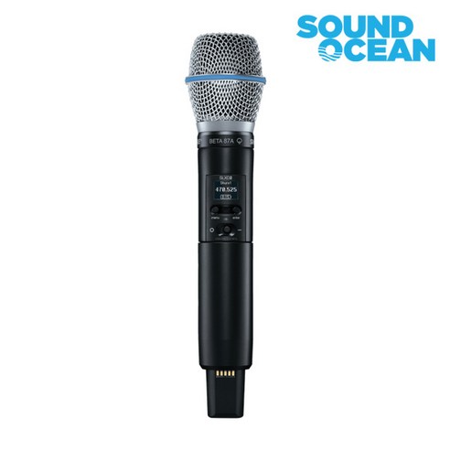 슈어 무선마이크 SHURE Wireless Microphone, SLXD2/B87A(핸드 송신기)