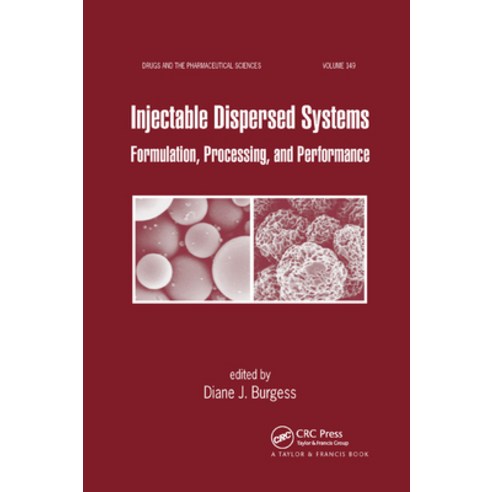 (영문도서) Injectable Dispersed Systems Paperback, CRC Press, English, 9780367392826