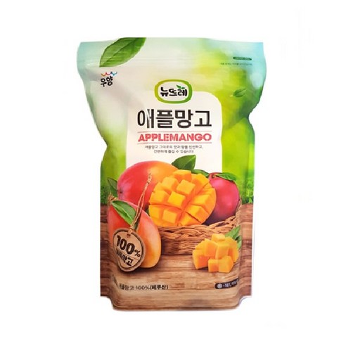 뉴뜨레 냉동 애플망고, 1kg, 1개