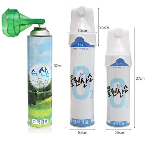 휴대용산소호흡기 의료용산소통 강아지 산소 캔 호흡기 816ml, 1개, 순수산소816ml