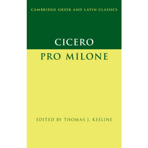 Cicero: Pro Milone Hardcover, Cambridge University Press, English, 9781107179738