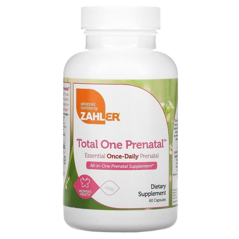 Zahler Total One Prenatal 캡슐 120정, 1개 precalculus