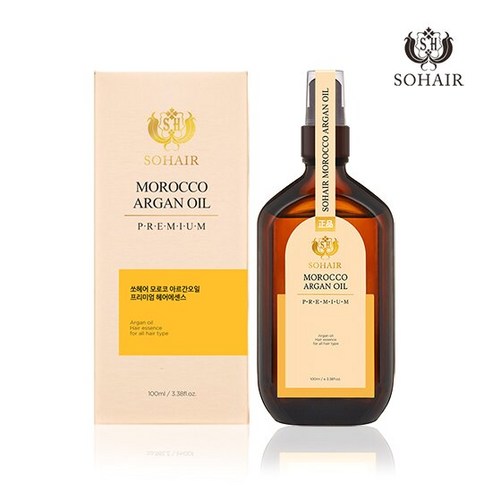 쏘헤어 모로코 아르간오일 프리미엄 헤어에센스 100ml 2병, 2개