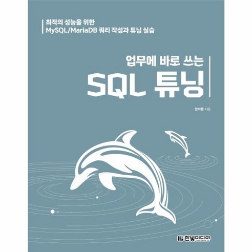 웅진북센 업무에 바로 쓰는 SQL 튜닝 최적의성능을위한MYSQL MARIADB쿼리작성과튜닝실습, One color | One Size, One color | One Size