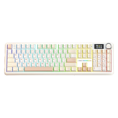 나만의 개성을 담다: AULA 104키 커스터마이징 기계식 3모드 유무선 키보드 리뷰 f108pro