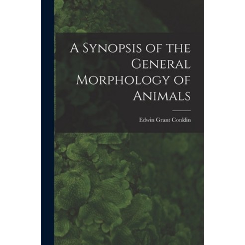 (영문도서) A Synopsis of the General Morphology of Animals Paperback, Hassell Street Press, English, 9781015213135