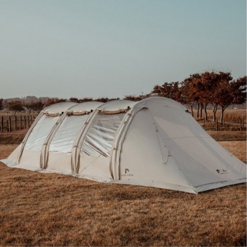 폴라리스 에어 텐트 쉘터 A4 터널형 리빙쉘 거실형 텐트 감성캠핑 겨울 장박 에어돔 대형, A4(길이800cm)