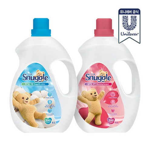 섬유유연제 4L (허거블 코튼 블루밍 부케), 블루밍 부케