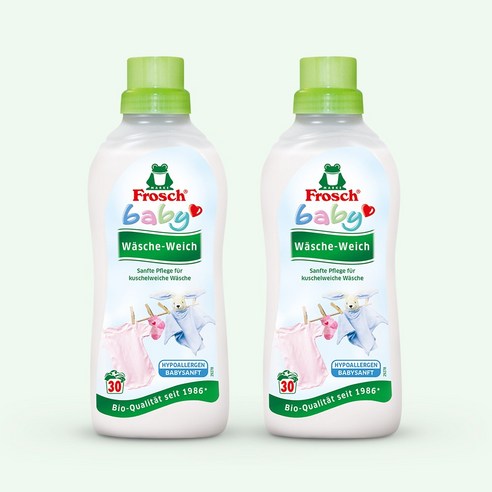 독일 프로쉬 세탁 섬유유연제 750ml 2개세트 (5종 택1), 베이비 2개입