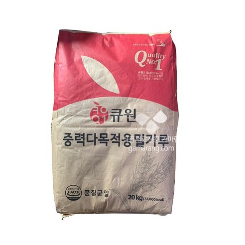 큐원 중력다목적밀가루 20kg 삼양사 대용량, 1개