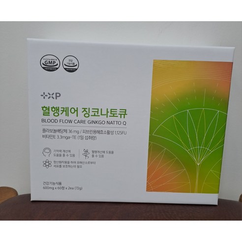 약사설계 비타민하우스 은행잎 나토균배양물 비타민 E 기억력 혈액순환 혈행케어 징코나토큐 600ng x 60정 2개 혈압 콜레스테롤 어지러움 개선 어혈제거 혈행개선 기억력 손발저림, 4개, 120정