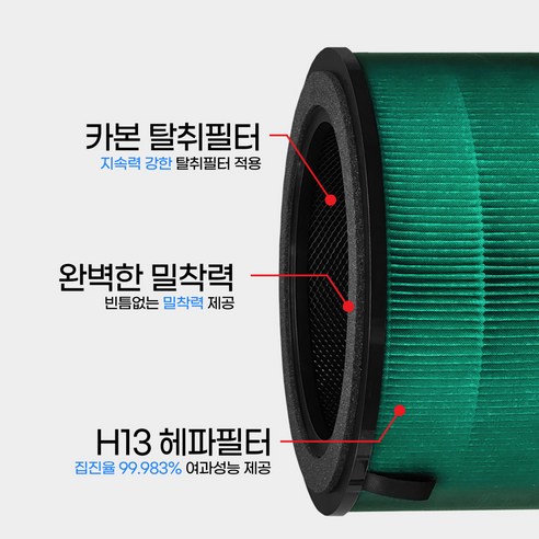 깨끗하고 건강한 실내 공기 환경을 위한 에코초이스 엘지 LG 퓨리케어 360 공기청정기 필터