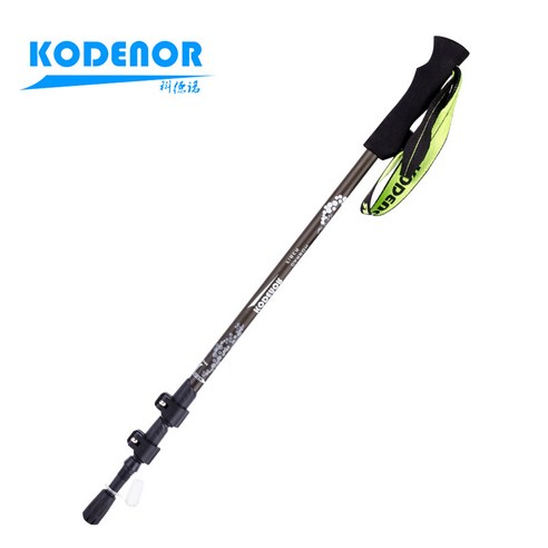 KODENOR 아웃도어 카본 3단 폴딩 지팡이, 63-135cm, 파란색과 흰색