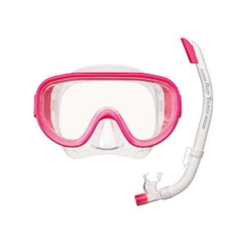 투사 마스크 앤 스노쿨 세트 RC-1116Q, FP (플래시 핑크), 1세트