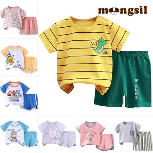 몽실이 아동 반팔 실내복 A