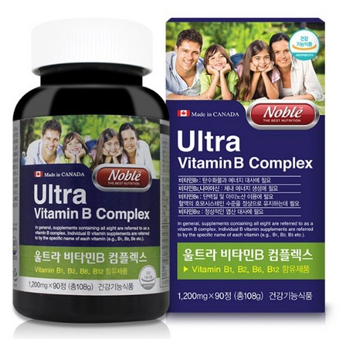 고농축 비타민B 컴플렉스 비오틴 나이아신 엽산 판토텐산 3개월 수용성비타민B군 체내에너지생성 스트레스심한분 직장인 수험생 청소년 운동선수 주부 에너지 활력 영양제 씰링처리 산화방지 1200mg, 90정