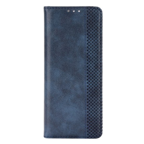 Samsung Galaxy Z Fold2 5G 갤럭시 Z 용 전화 케이스 Z Fold 2 보호 케이스 버클 가죽 케이스 플립 케이스 블루, 보여진 바와 같이