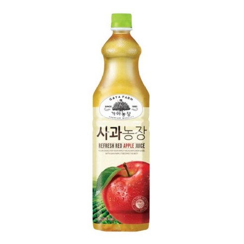 가야농장 사과농장 1.5L: 상큼함으로 시작하는 건강한 하루