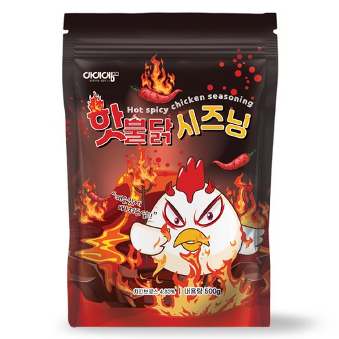 아이엠소스 핫불닭시즈닝, 2개, 500g