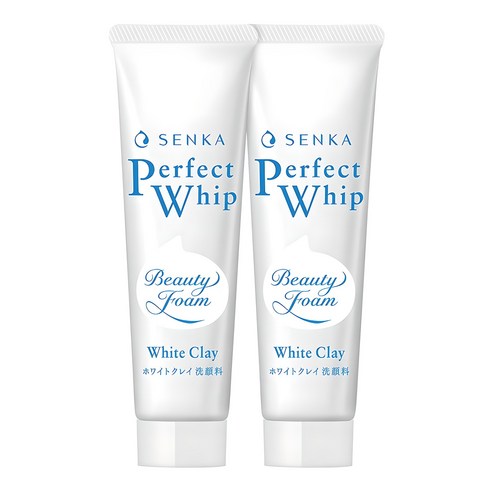 센카 퍼펙트 휩 화이트 클레이 클렌징폼, 50g, 2개
